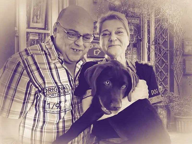 Spitz beim Hundefriseur
