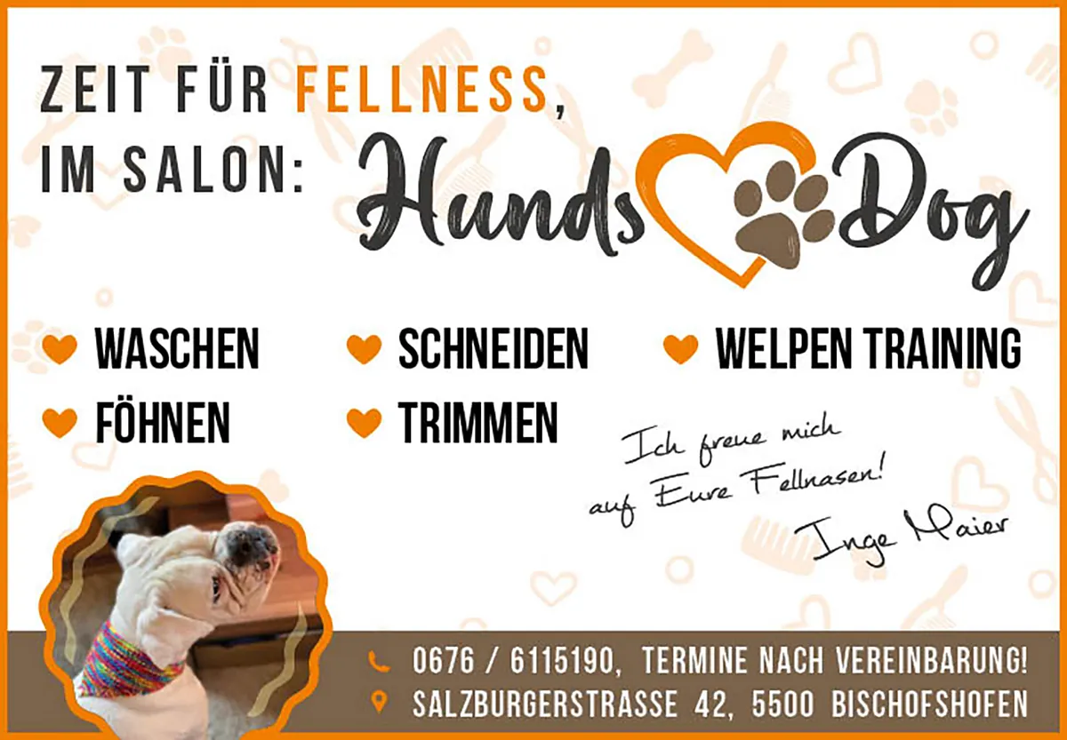 Fellness im Hundesalon